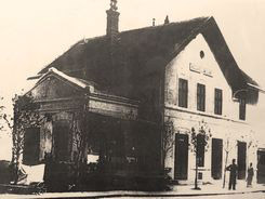 TRSTÍN (Nádaš-Szomolány)-železničná stanica(1900)